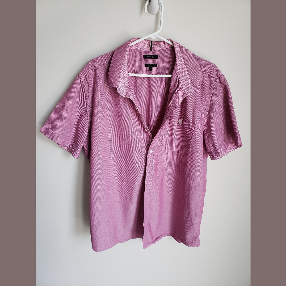 RW&CO Tailored Fit Short Sleeve Button Down